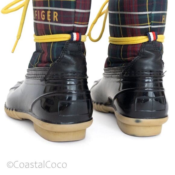 Tommy Hilfiger Hessa Duck Boots Womens 6 Waterproof Winter Warm Boots Snow/Rain - Picture 5 of 10